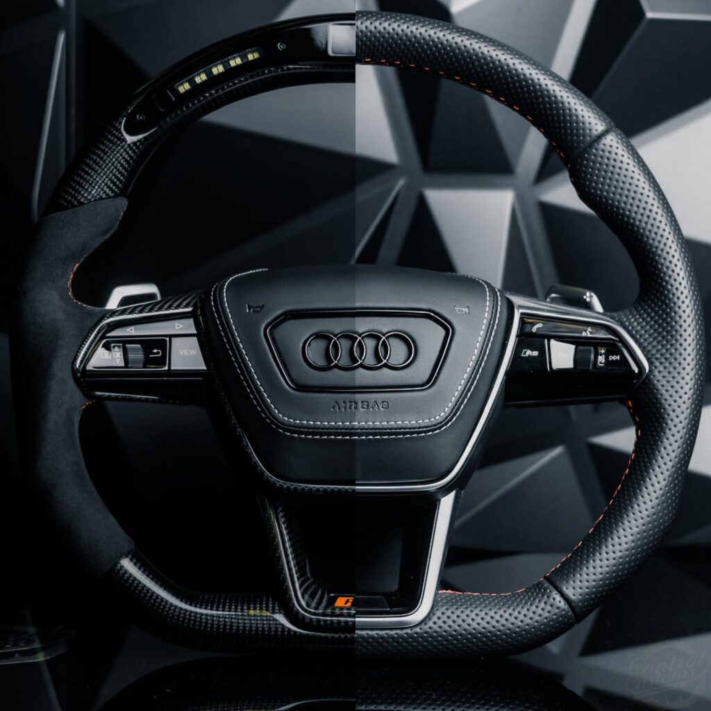 Audi Control Customs Steering Wheel kierownica z włókna węglowego